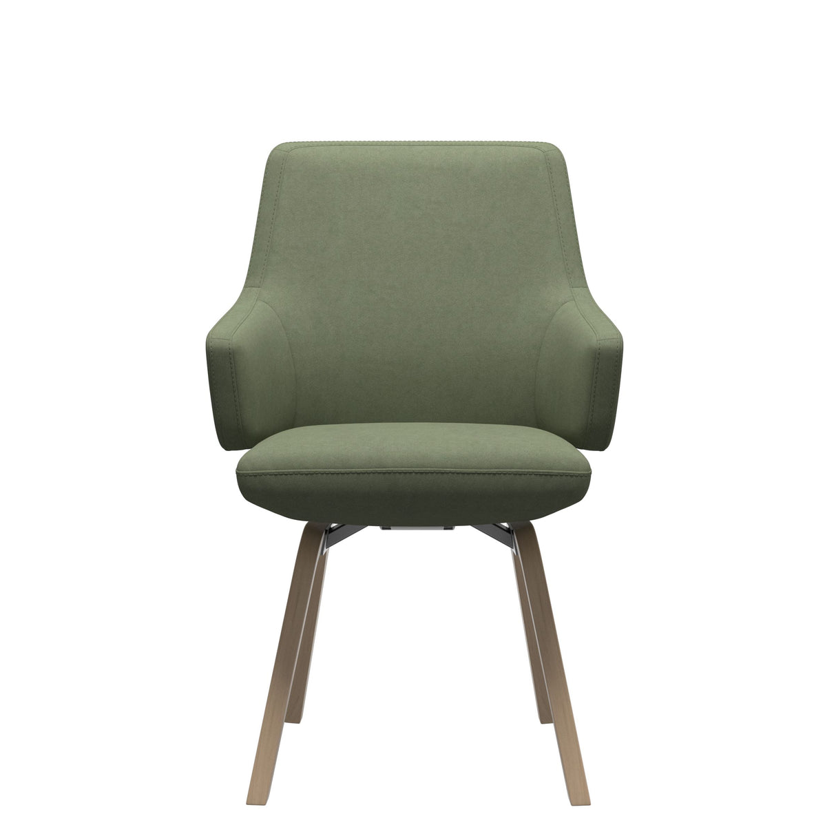 Vanilla Dining Chair With Arms - D200 - LB - Fabric