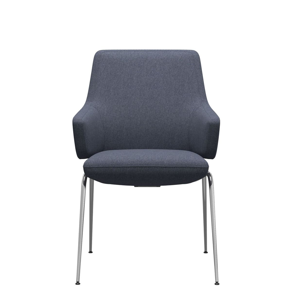 Vanilla Dining Chair With Arms - D300 - LB - Fabric