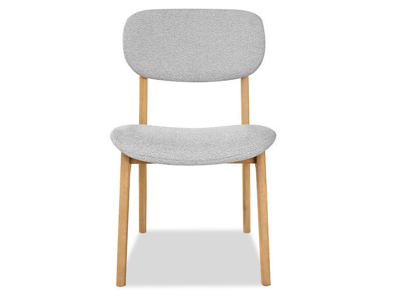 Arlo Oak Dining Chair - Silver