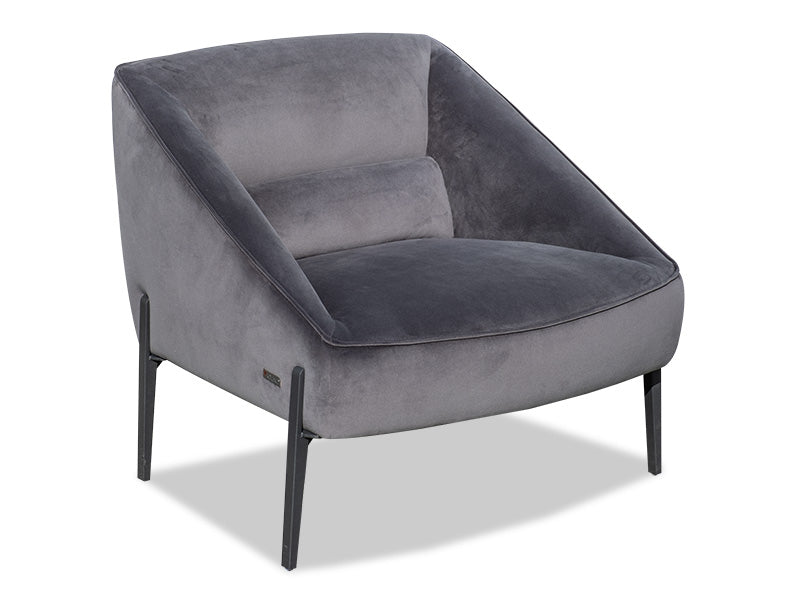 August Accent Chair - Smoke