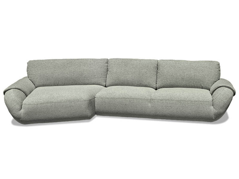 Avana Fabric Chaise - Soft Green