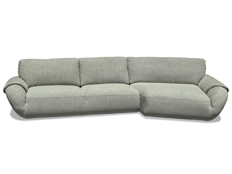 Avana Fabric Chaise - Soft Green