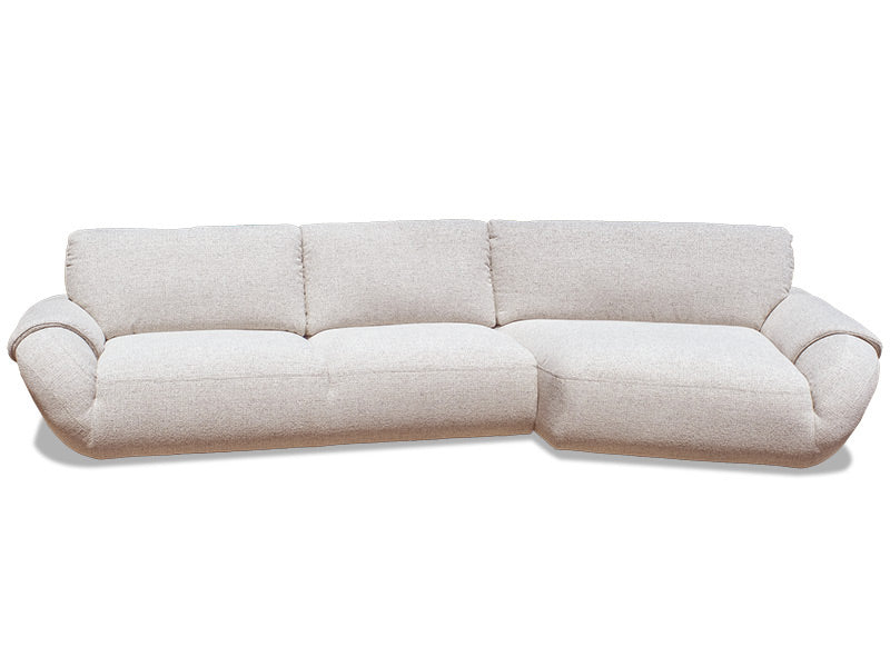 Avana Fabric Chaise - Beige