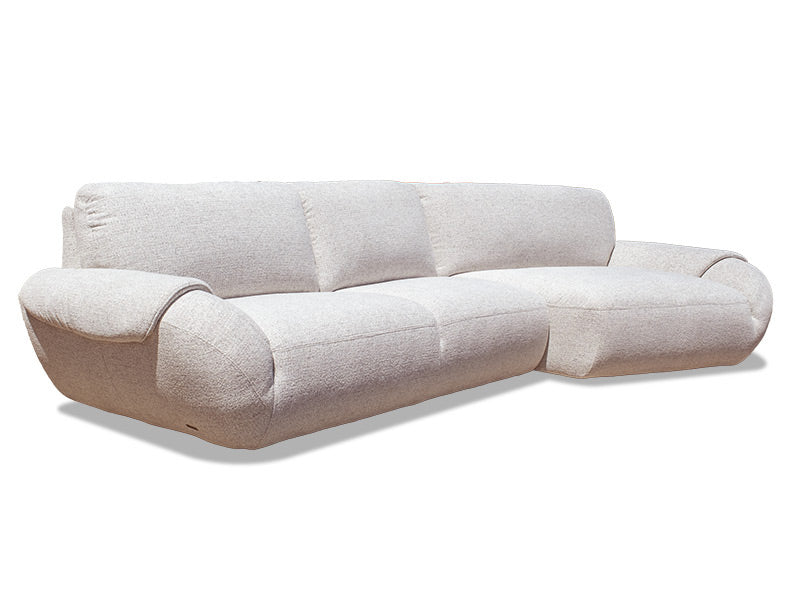 Avana Fabric Chaise - Beige
