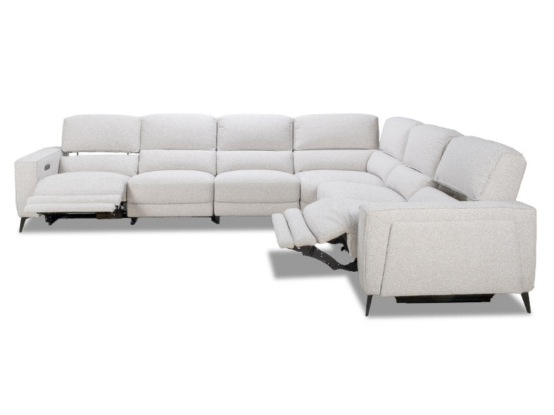 Batavia 5 Seat Fabric Modular - Birch