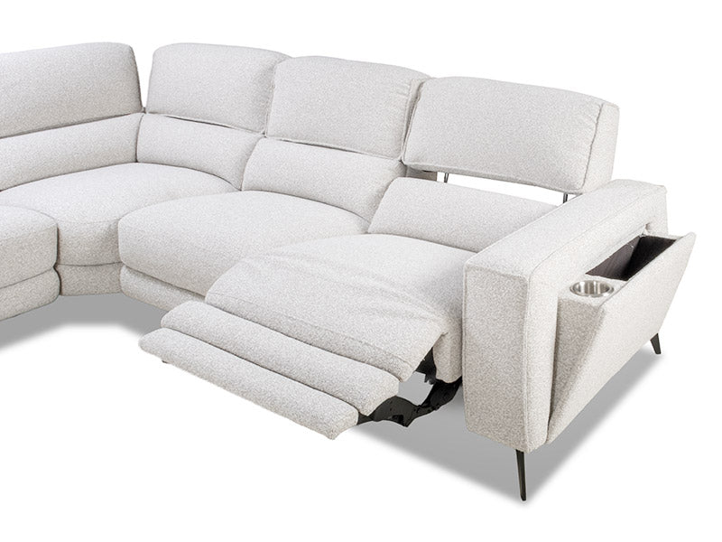 Batavia 5 Seat Fabric Modular - Birch