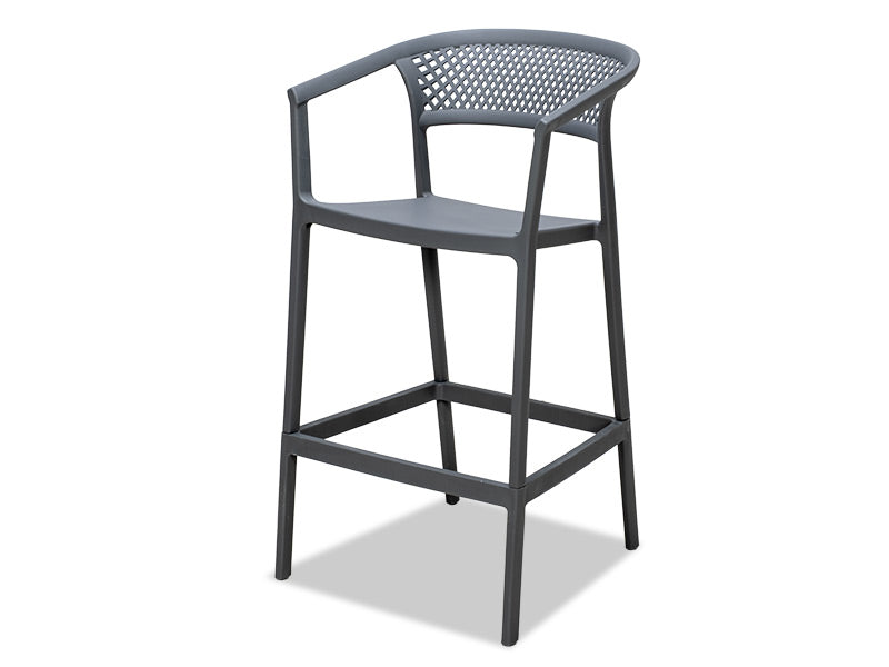 Beach Outdoor Barstool - Grey