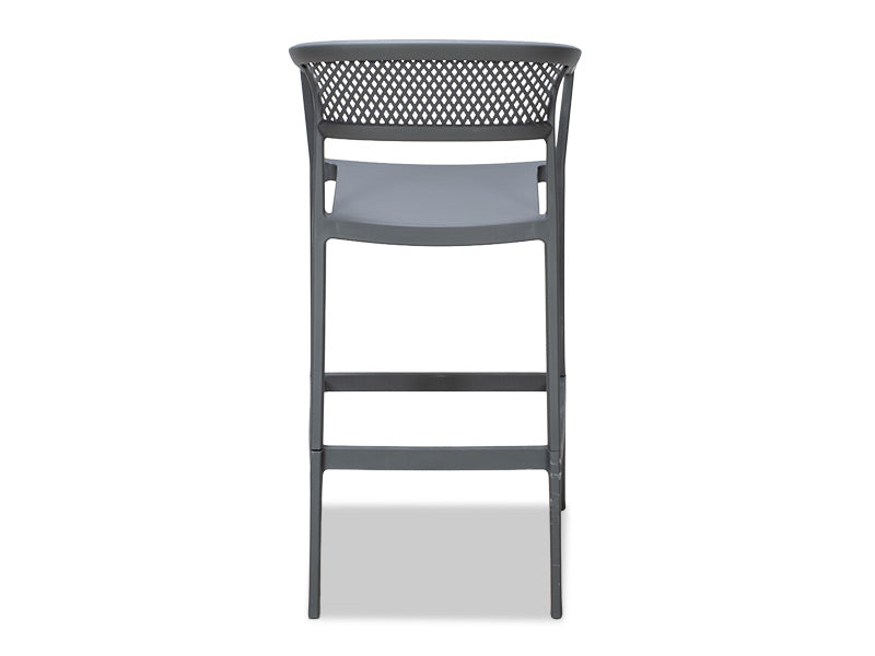 Beach Outdoor Barstool - Grey