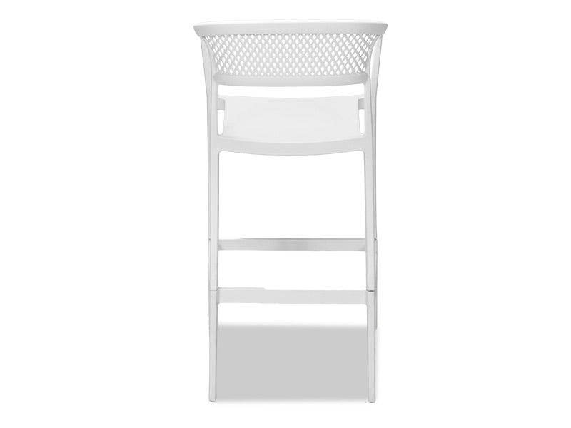 Beach Outdoor Barstool - White