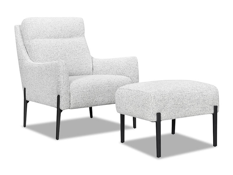 Bellevue Fabric Chair - Grey