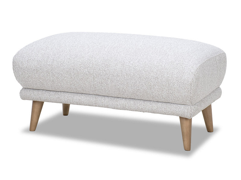 Berlin Ottoman - Cobble Ash Grey