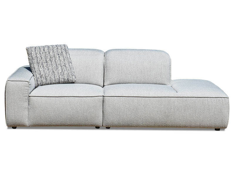 Burma 2 Seat Open Chaise - Grey