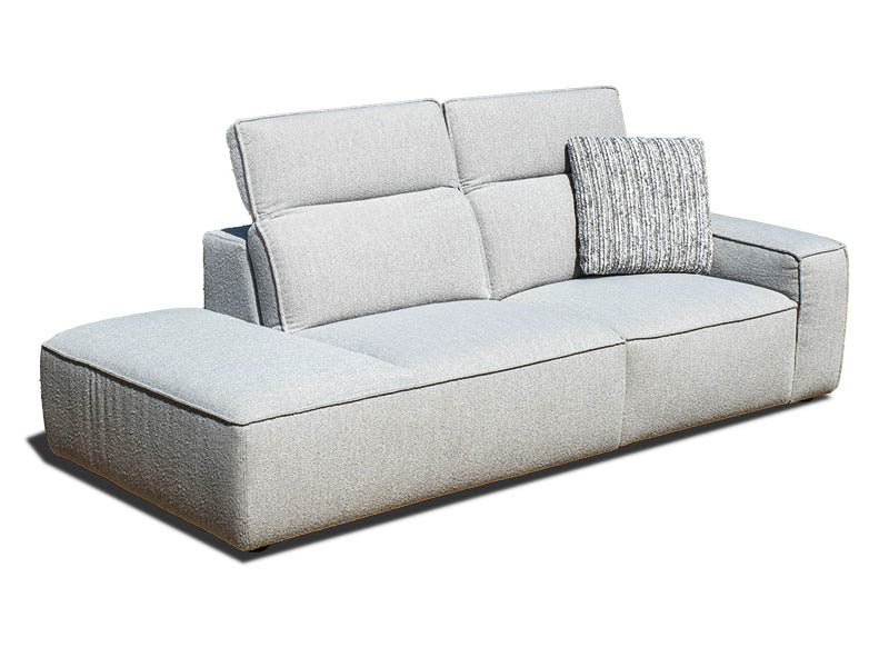Burma 2 Seat Open Chaise - Grey