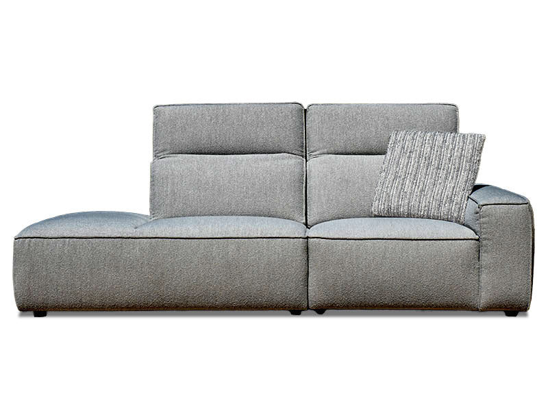 Burma 2 Seat Open Chaise - Dark Grey