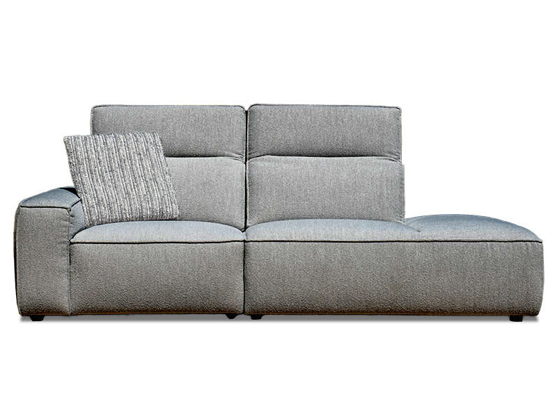 Burma 2 Seat Open Chaise - Dark Grey