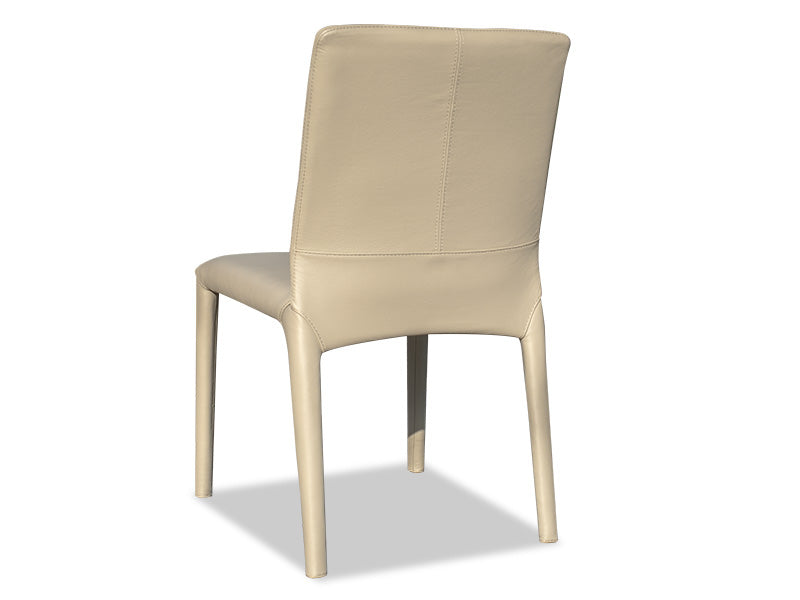 Calla Dining Chair - Light Mocha Leather