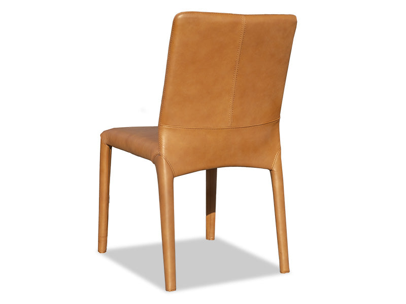 Calla Dining Chair - Jersey Camel Leather