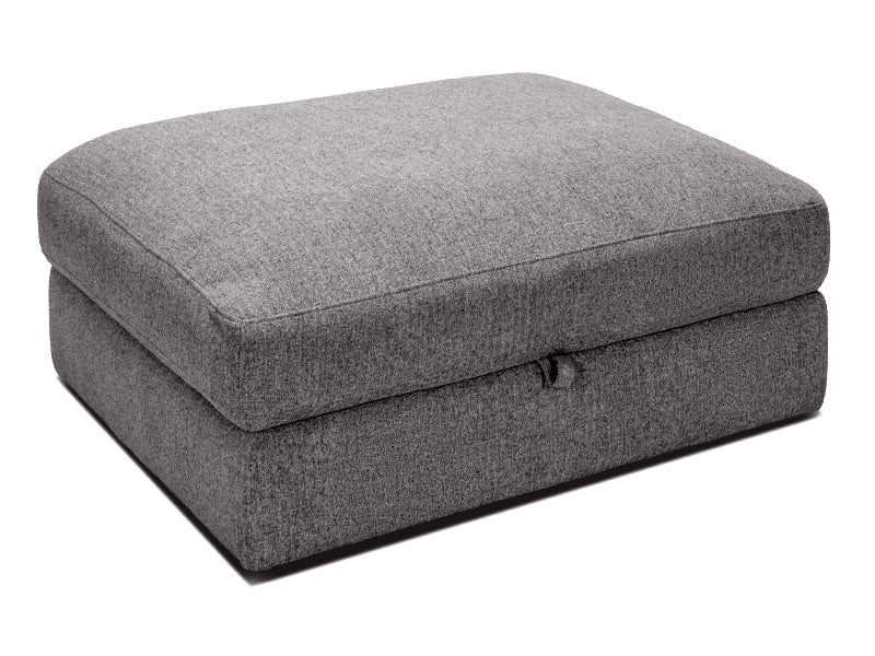 Capella 4 Seater + Ottoman - Caviar