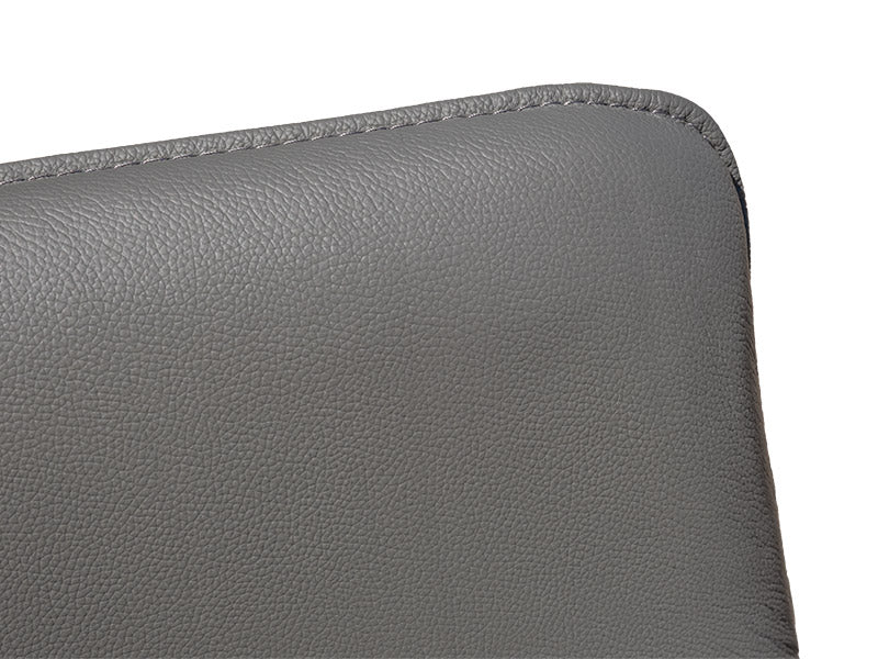 Holly Leather Dining Chair - Charcoal Leather