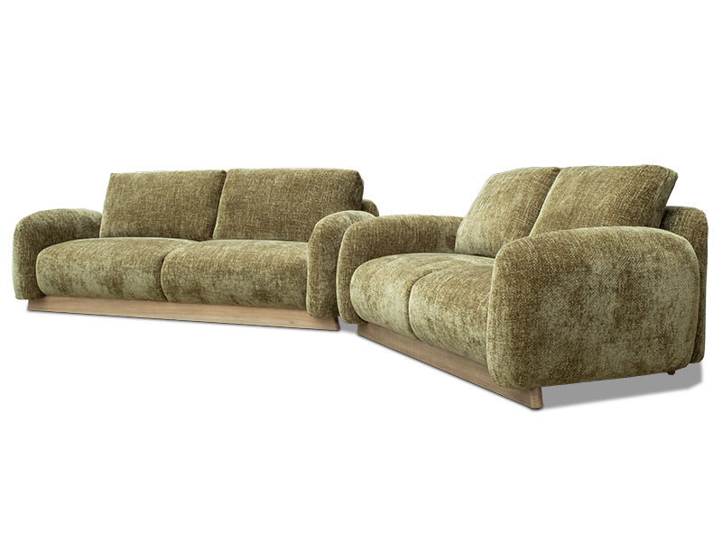 Icon 3 Seater Sofa - Moss