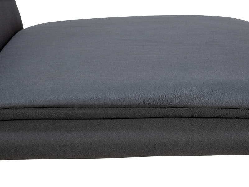 Indi Leather Dining Chair - Black