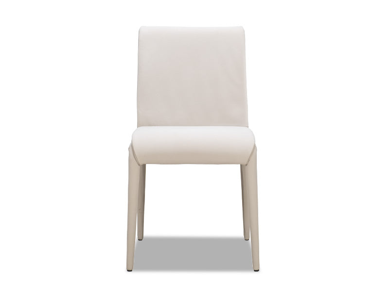 Indi Leather Dining Chair - Pigeon 614