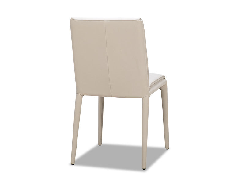 Indi Leather Dining Chair - Pigeon 614