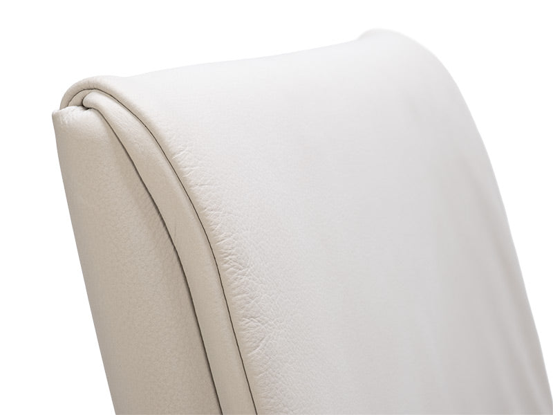 Indi Leather Dining Chair - Pigeon 614