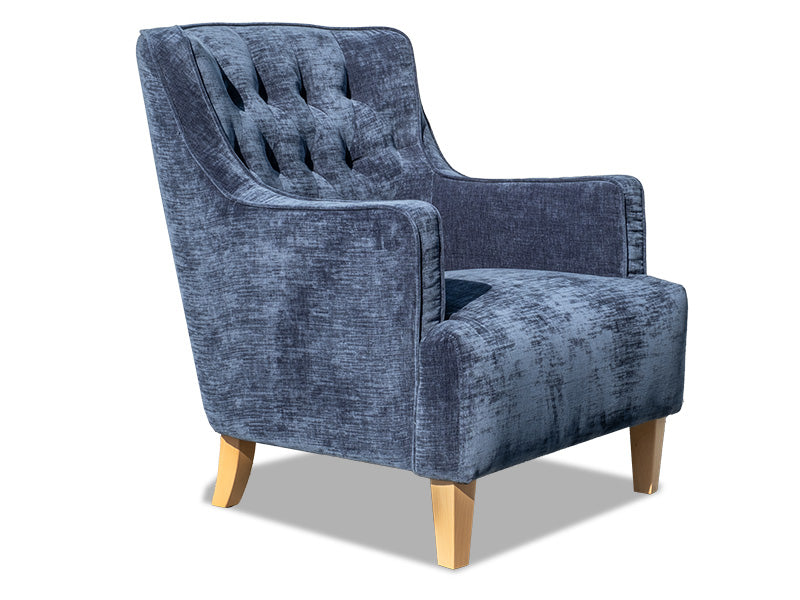 Jessica Accent Chair - Denim