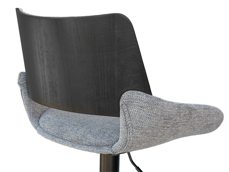 Jett Barstool Black - Gas Lift