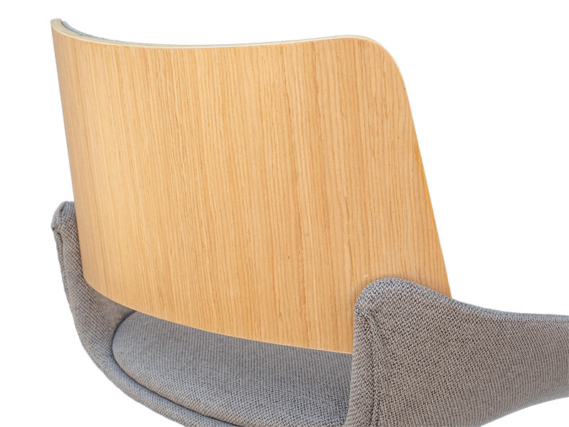 Jett Barstool Oak Wood - Gas Lift