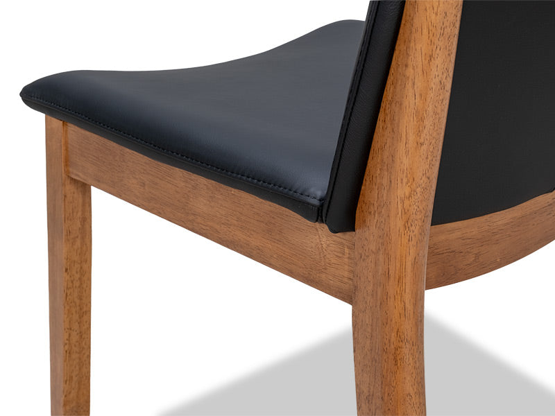 Luca Leather Dining Black - Marri