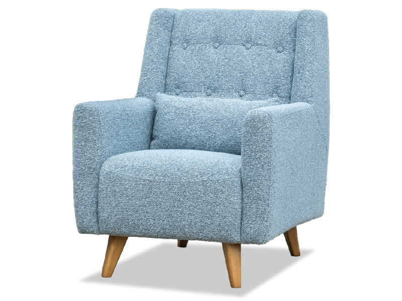 Mimi Fabric Chair - Lisa Egg Blue