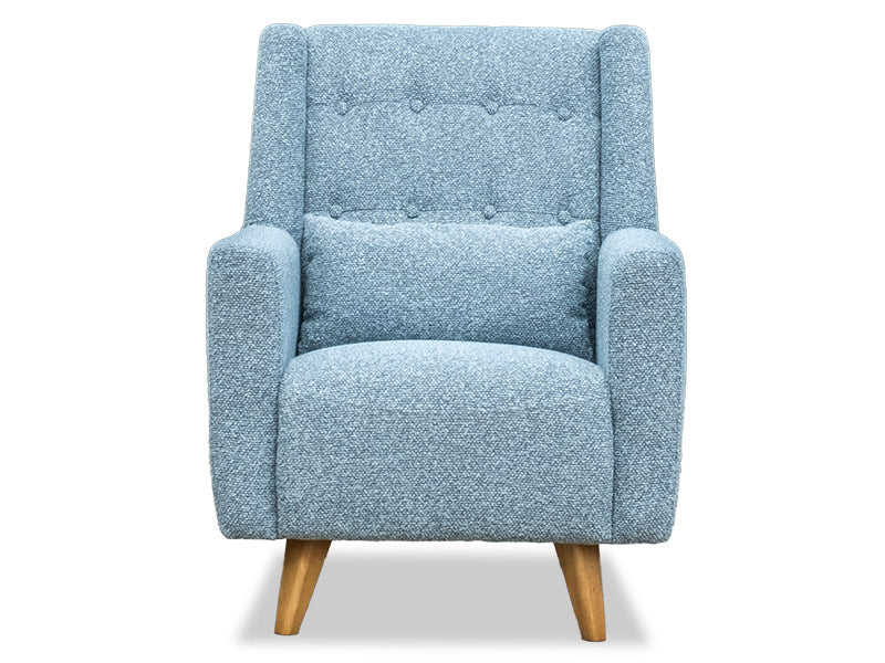 Mimi Fabric Chair - Lisa Egg Blue