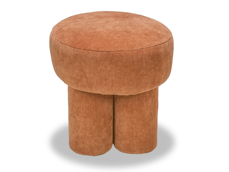 Mushroom Ottoman - Terracotta