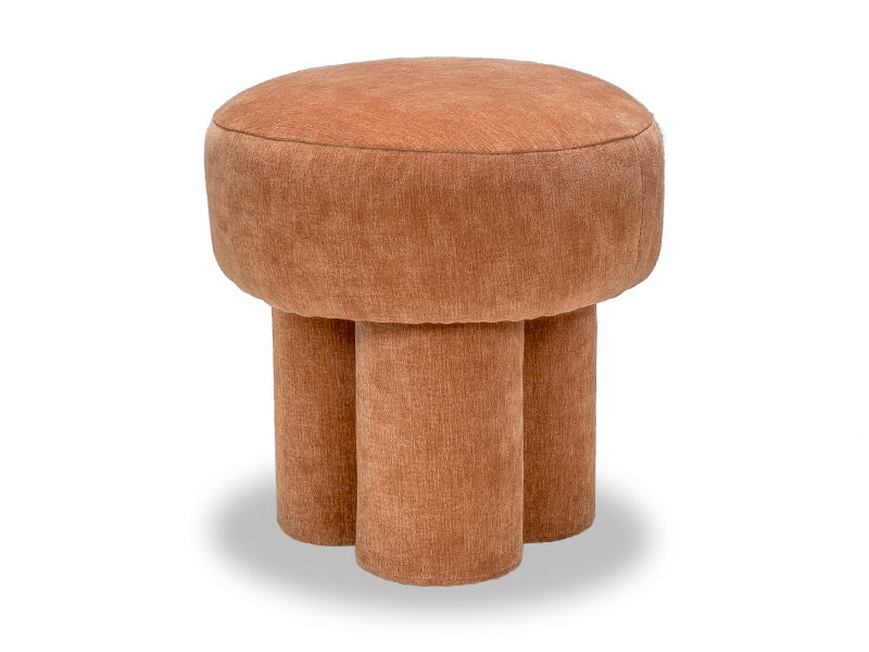 Mushroom Ottoman - Terracotta