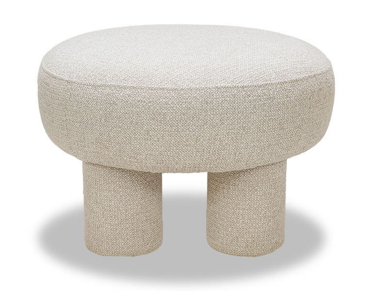 Mushroom Ottoman - Latte