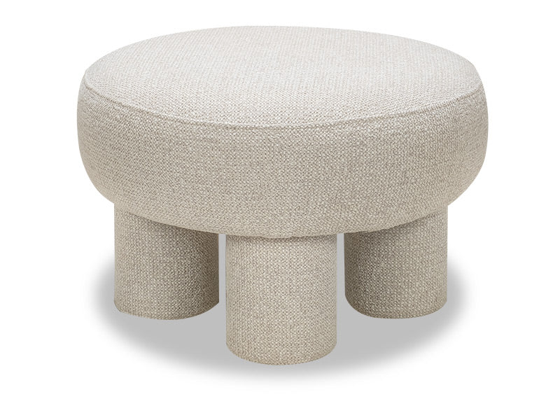 Mushroom Ottoman - Latte