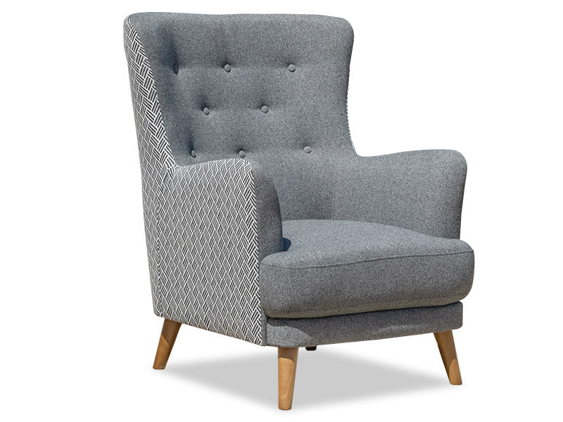 Parla Accent Chair - Iron