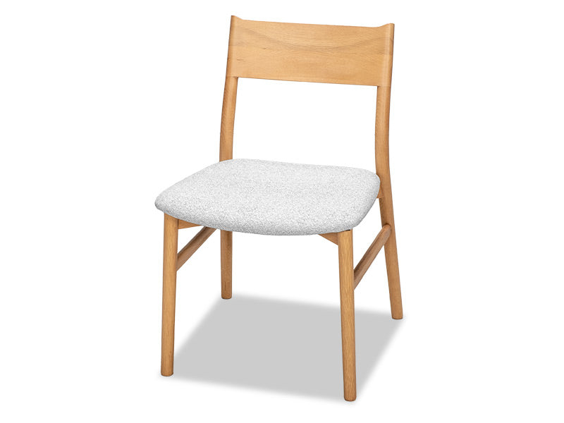 Pisces Oak Dining Chair - Silver