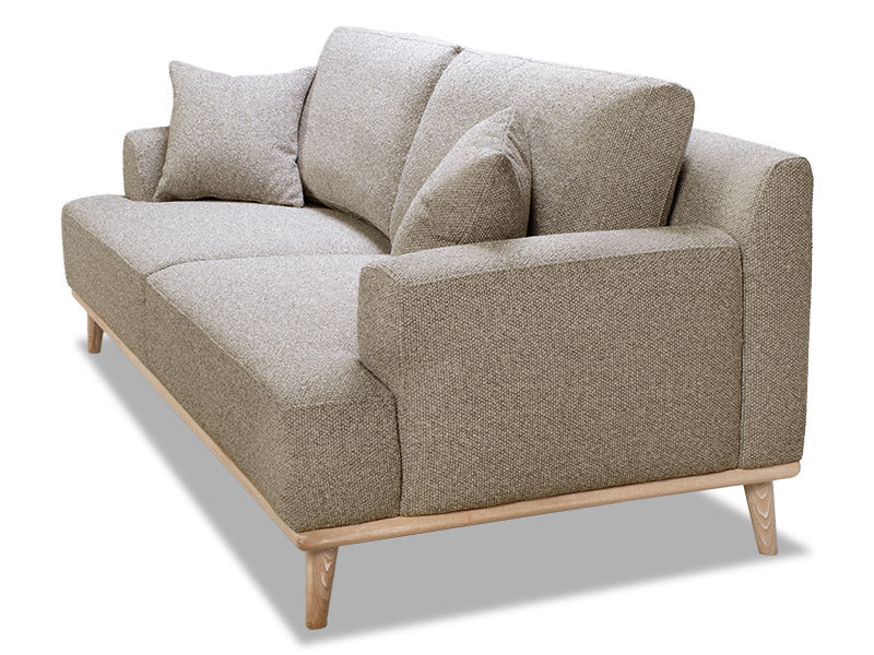 Prada 3 Seat Sofa - Coffee