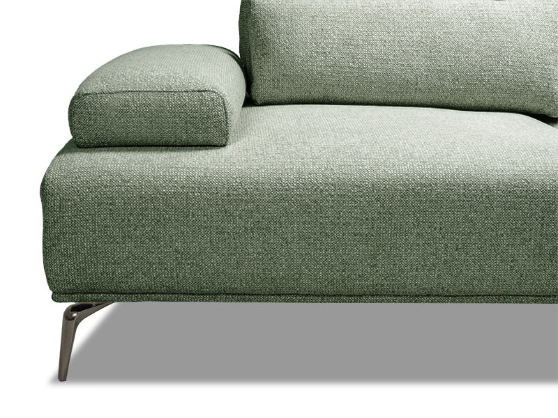 Solar 3 Seater Chaise - Green