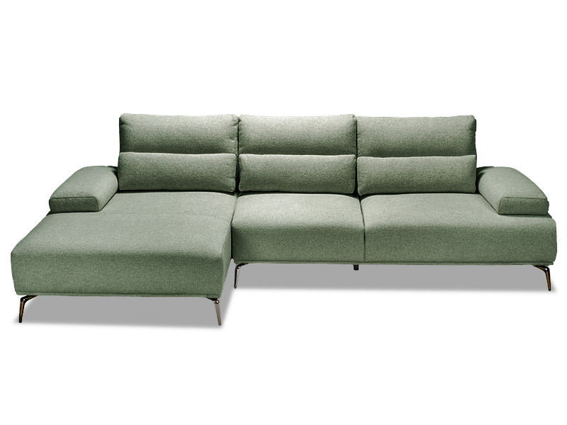 Solar 3 Seater Chaise - Green