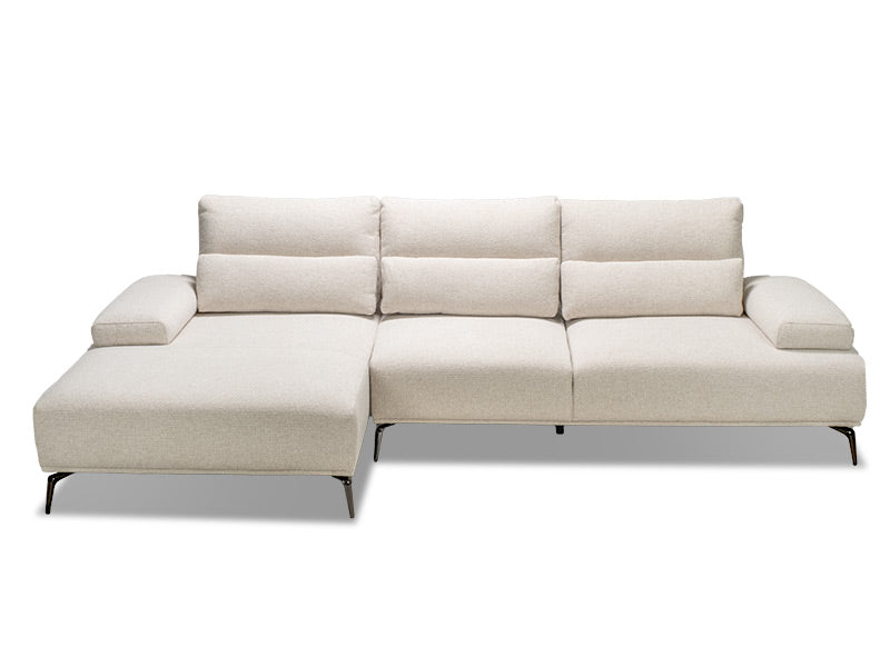 Solar 3 Seater Chaise - Latte