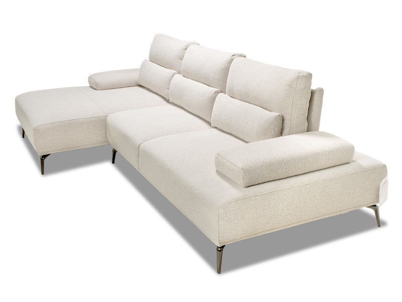 Solar 3 Seater Chaise - Latte