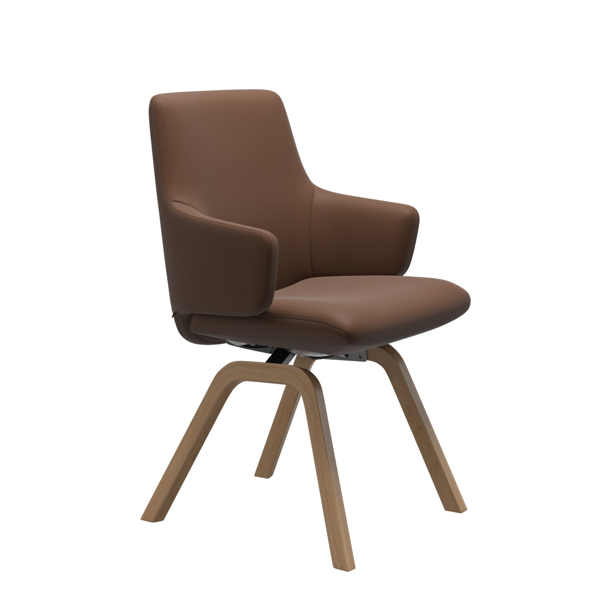 Laurel Dining Chair With Arms - D200 - LB -Leather