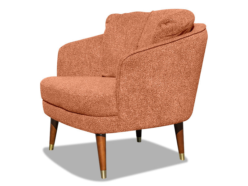 Tatum Accent Chair - Terracotta