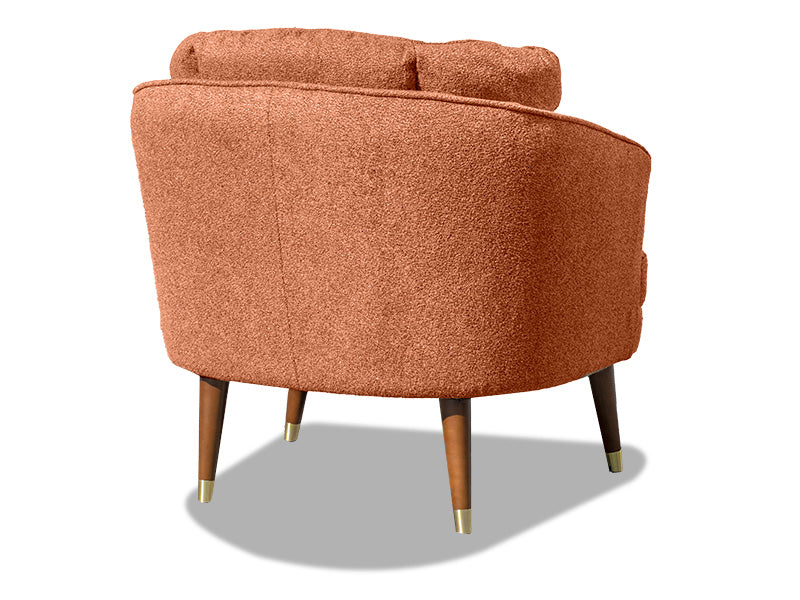 Tatum Accent Chair - Terracotta