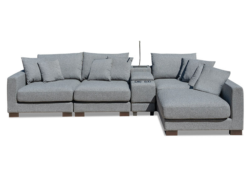 Trevi Reversible Chaise - Grey
