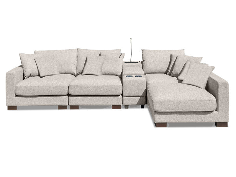 Trevi Reversible Chaise - Champagne